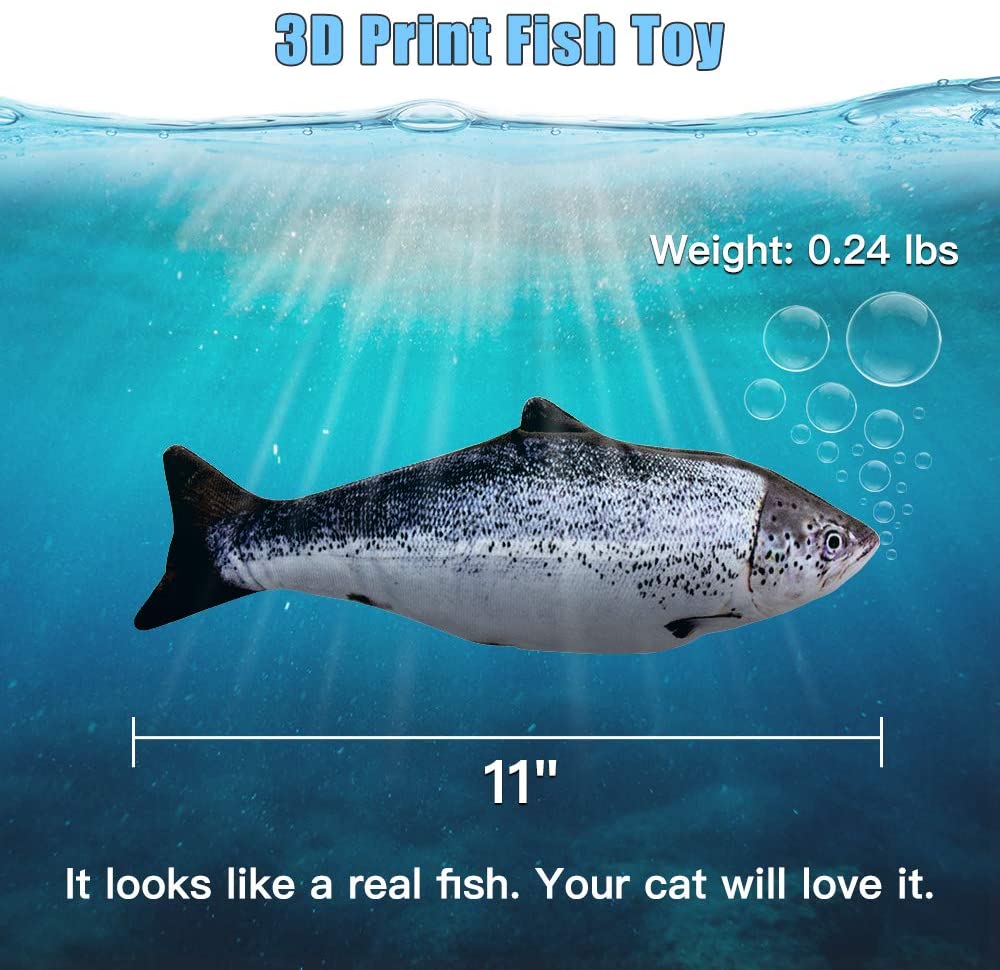 Mingzheng Electric Flopping Fish Cat Toy - 11 India